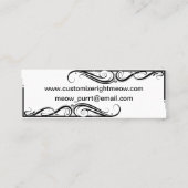 Iris Shadow Fairy Mini Visitekaartje (Achterkant)