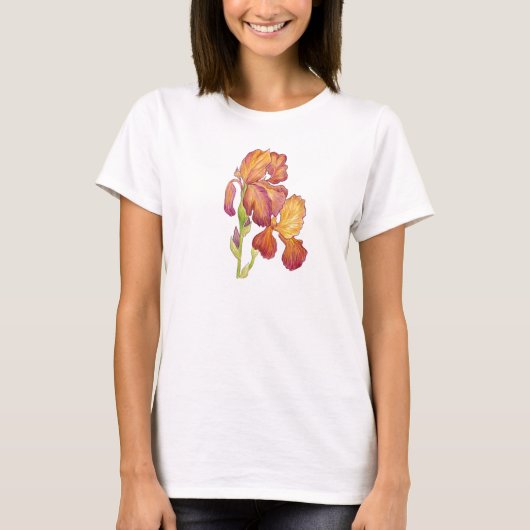 Iris Shirt van kunstenaar (Voorkant)