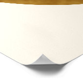 Iris Silhouette Cream on Tortoiseshel Brown Poster (Hoek)