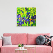 Iris Stretched Canvas afdrukken (Insitu (Woonkamer))