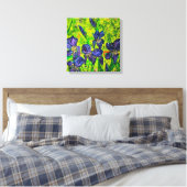 Iris Stretched Canvas afdrukken (Insitu (Slaapkamer))