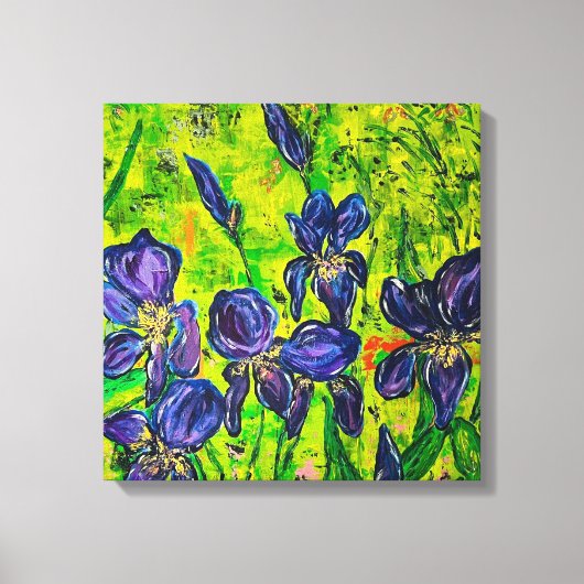 Iris Stretched Canvas afdrukken (Voorkant)