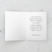 Iris Sympathy Thank You Card Bedankkaart (Binnen)