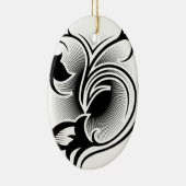 Iris tattoo keramisch ornament (Rechts)