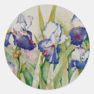 iris tuin 2 ronde sticker