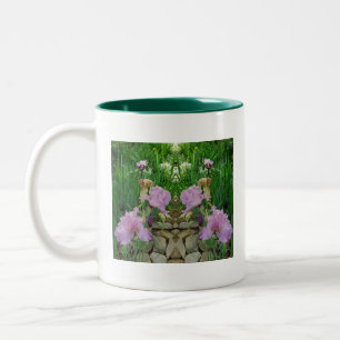 Iris tweekleurige koffiemok