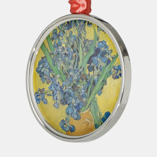 Iris van Van Gogh Metalen Ornament (Links)
