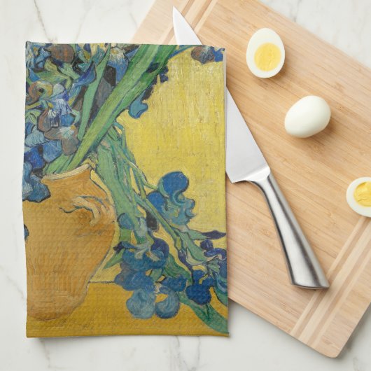 Iris van Van Gogh Theedoek (Quarter Fold)