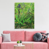 Iris van Vincent van Gogh,  Garden Flowers Canvas Afdruk (Insitu (Woonkamer))