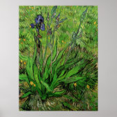 Iris van Vincent van Gogh, Garden Flowers Poster (Voorkant)