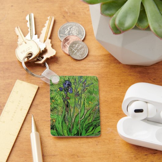 Iris van Vincent van Gogh,  Garden Flowers Sleutelhanger (Bureau)