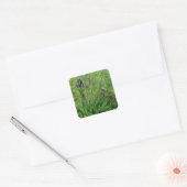 Iris van Vincent van Gogh,  Garden Flowers Vierkante Sticker (Envelop)