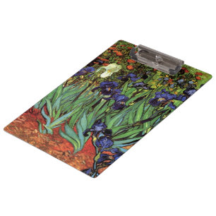 Iris van Vincent van Gogh, Vintage Tuinkunst Klembord