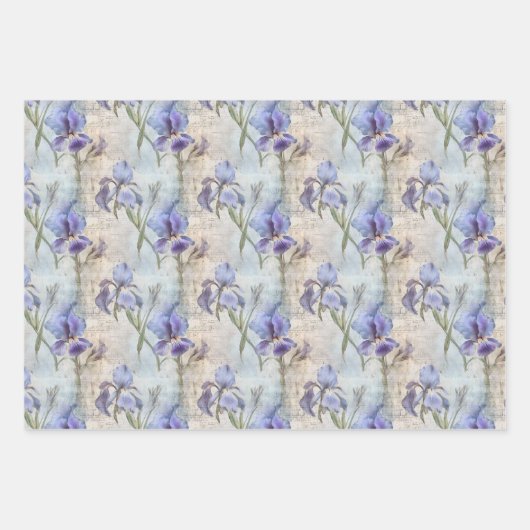 Iris verpakkingspapier inpakpapier vel (Voorkant 2)