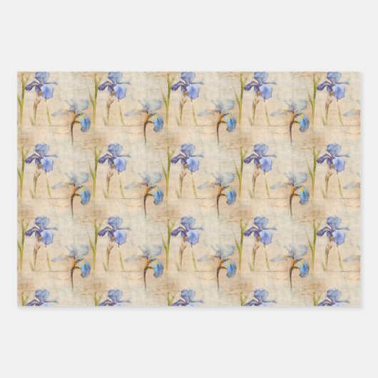 Iris verpakkingspapier inpakpapier vel (Voorkant 2)