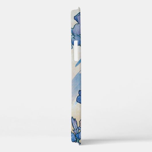 Iris (vier bloemen), Alphonse Mucha Case-Mate iPhone Case (Achterkant / Rechts)