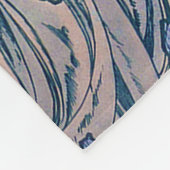 Iris (vier bloemen), Alphonse Mucha Fleece Deken (Hoek)