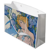 Iris (vier bloemen), Alphonse Mucha Groot Cadeauzakje (Achterkant Gekanteld)