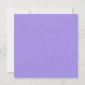 Iris violet 2 Faire-part de mariage (Dos)