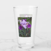 Iris Violet en Verre (Dos)