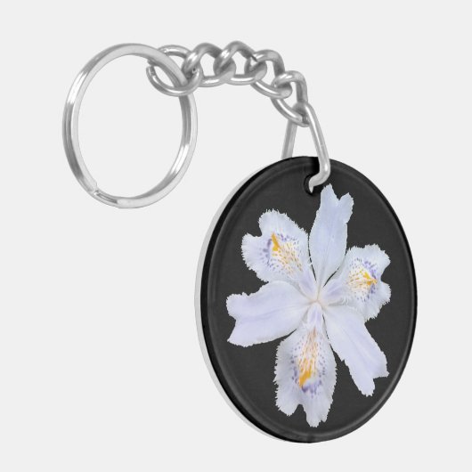 Iris White Sleutelhanger (Voorkant Links)