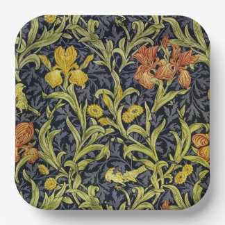 Iris William Morris Patroon  Papieren Bordje