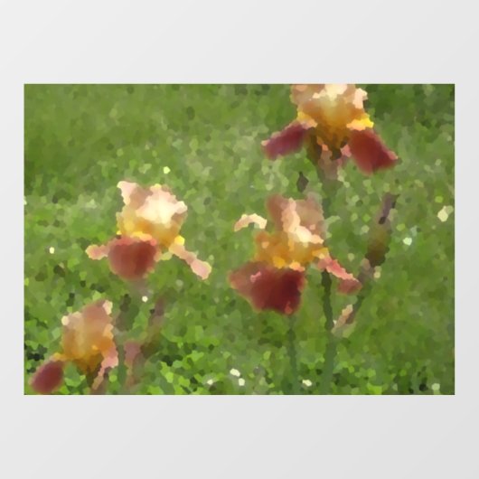 Iris Window Cling Raamsticker (Vel)