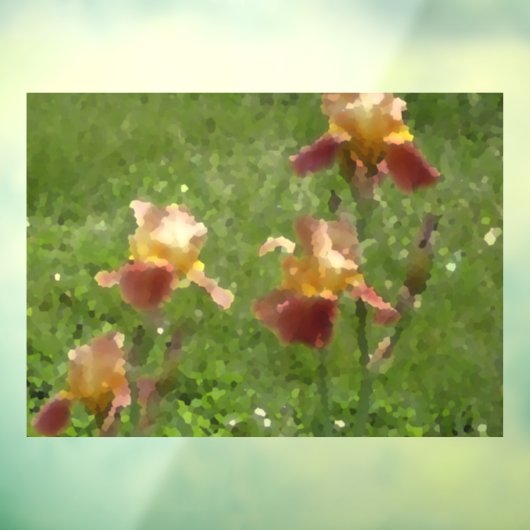 Iris Window Cling Raamsticker (Vel 3)