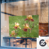 Iris Window Cling Raamsticker (Cafe Raam)