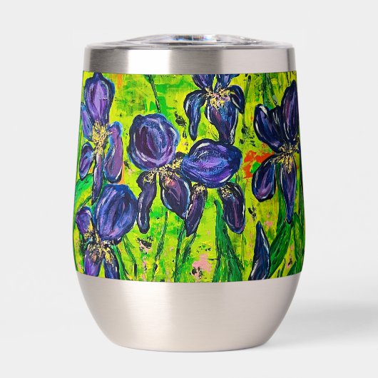 Iris Wine Tumbler chaud ou froid (Avant)