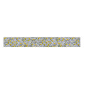 Iris zilveren hoefijzers trouwpatroon grosgrain lint (Voorkant)