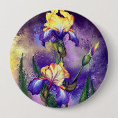 Irisbloem Button (Voorkant)