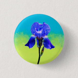 Irisbloem Ronde Button 3,2 Cm