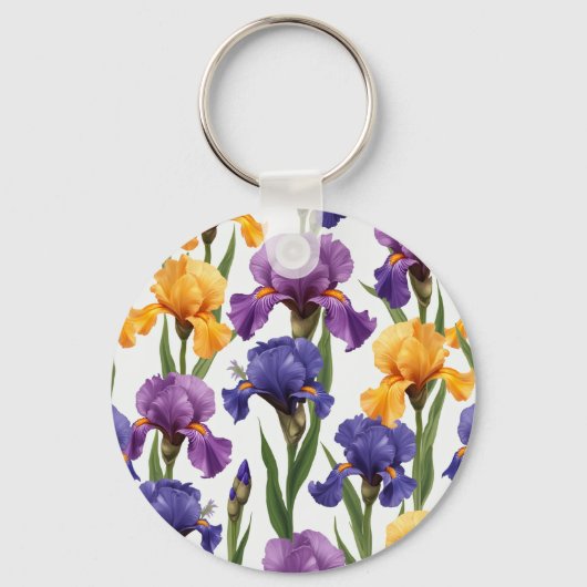 irisbloem-sleutelhanger sleutelhanger (Voorkant)