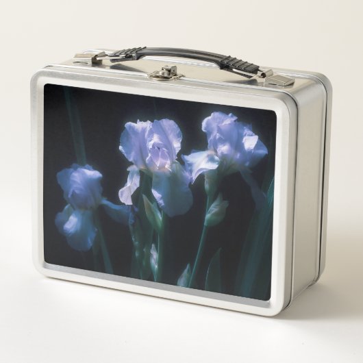 Irisbloemen in de schemering (Voorkant)