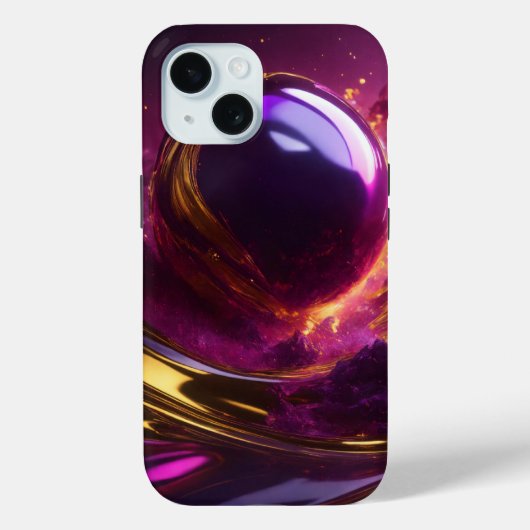 iriserend elegantieontwerp Case-Mate iPhone case (Achterkant)