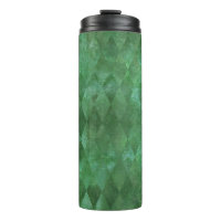 Iriserend Groen  Harlekijnpatroon