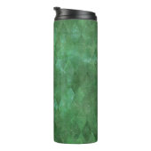 Iriserend Groen  Harlekijnpatroon Thermosbeker (Geroteerd rechts)