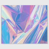 iriserend holografisch patroon cadeaupapier (Vlak)