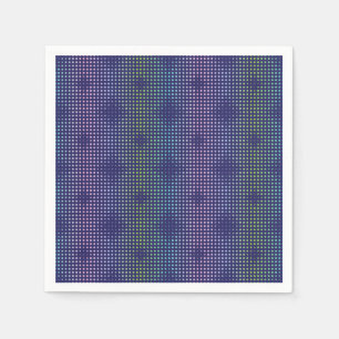iriserend holografisch Stippen patroon Servet