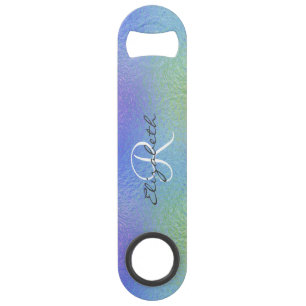 Iriserend Hologram Stijlvol Monogram Speed Flessenopener