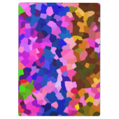 iriserend kristallijn Abstract patroon Klembord (Achterkant)