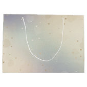 iriserend modern luxueus monogram groot cadeauzakje