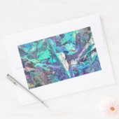 iriserend rechthoekige sticker (Envelop)