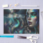 iriserend sirene zeemeermindecoupage papier (Craft)