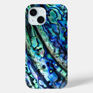 Iriserende Abalone Shell Abstract Blauw Groen
