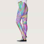 iriserende chroomblokken leggings (Links)