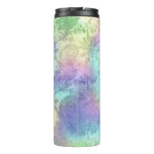 Iriserende  Damast Monogram Edelsteen Thermosbeker (Achterkant)