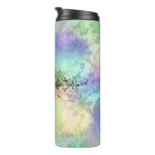 Iriserende  Damast Monogram Edelsteen Thermosbeker (Geroteerd rechts)