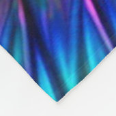 Iriserende draak met levendige achtergrond fleece deken (Hoek)